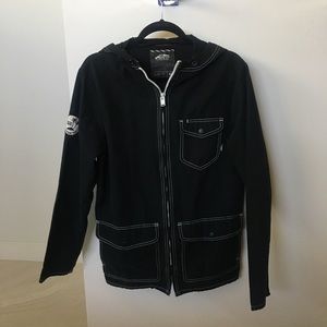 Vans Black Cargo Jacket Size Men’s M